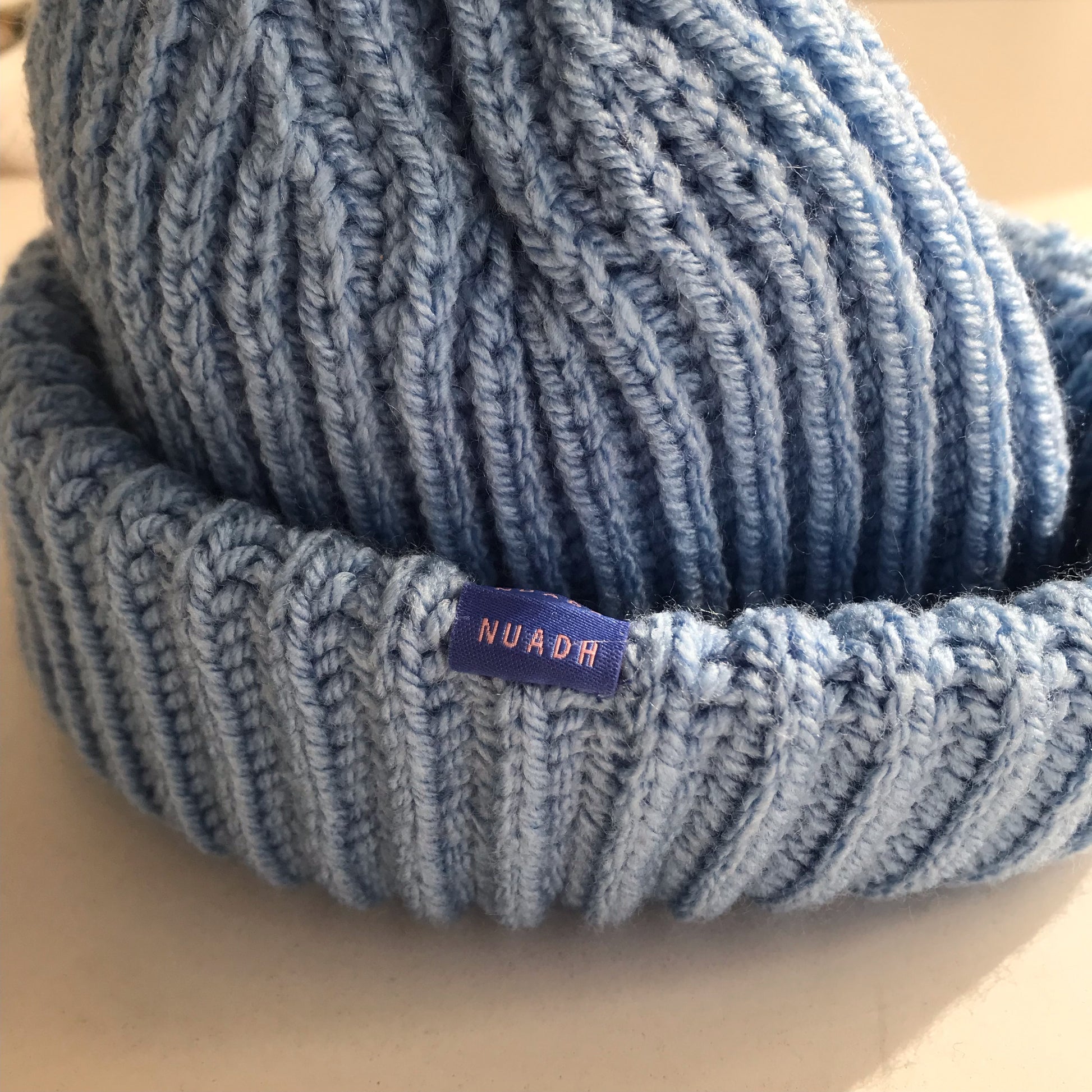 Check Point Upcycled Beanie Skye Blue