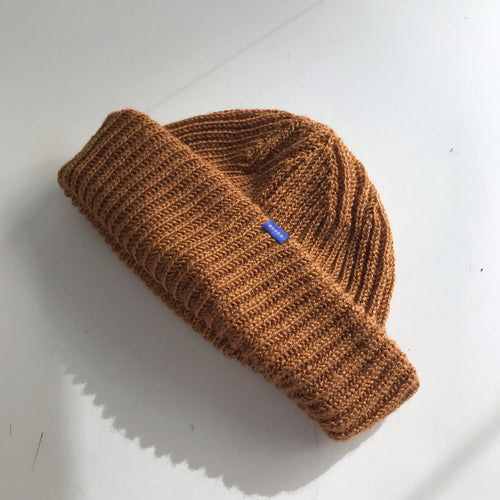 Check Point Upcycled Beanie Gold