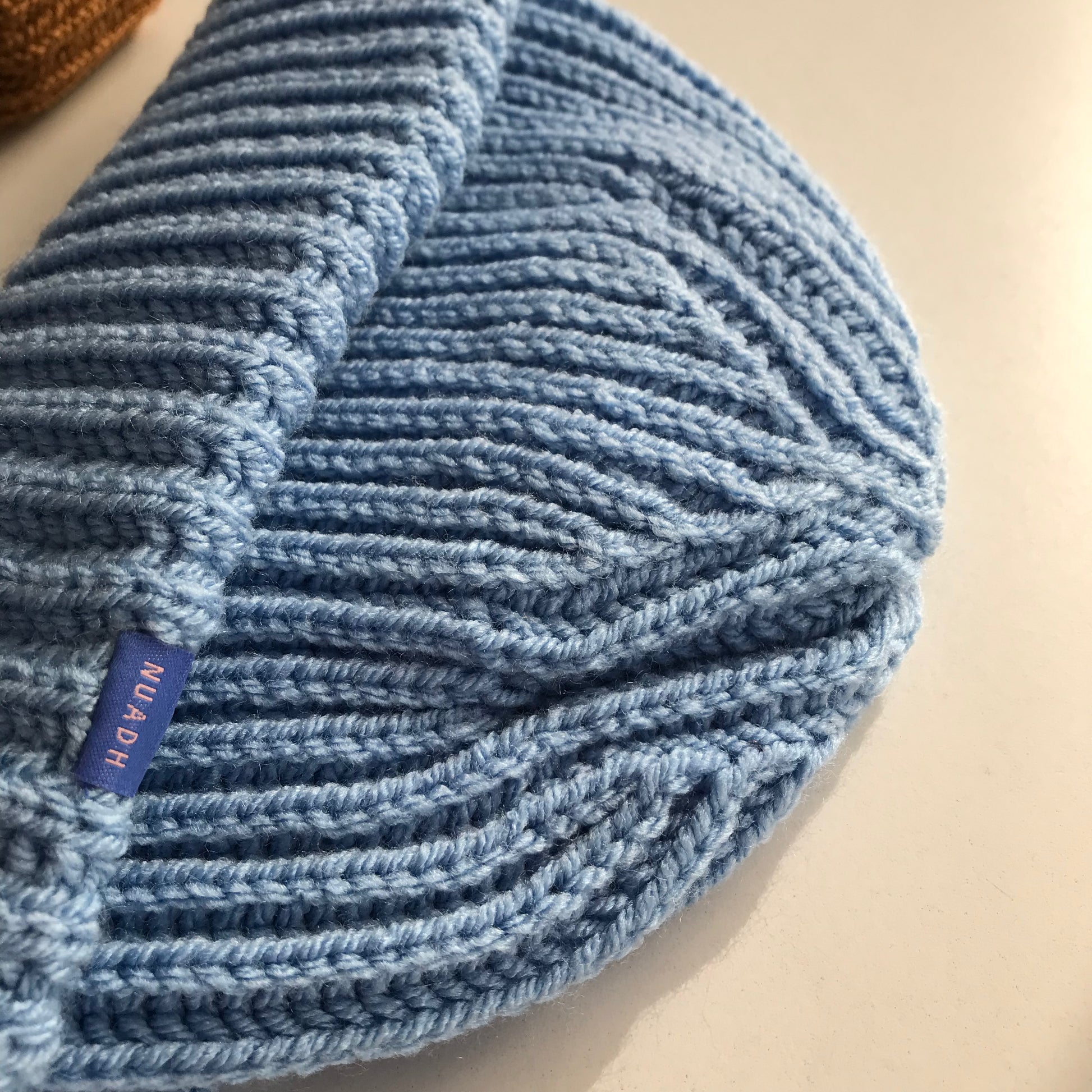 Check Point Upcycled Beanie Skye Blue