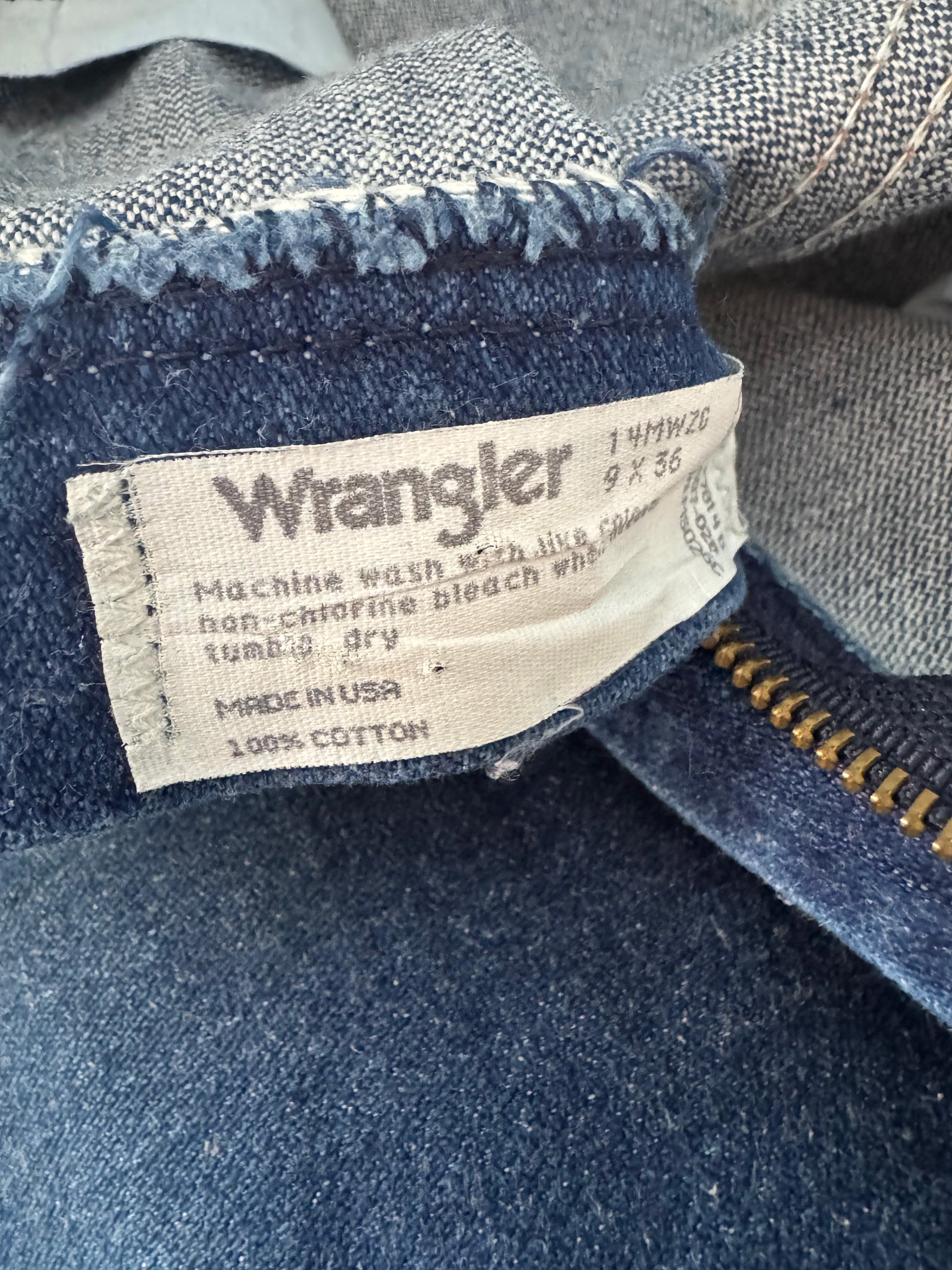 RARE STYLE - Vintage 1990s Wrangler Jeans - Made in the USA
