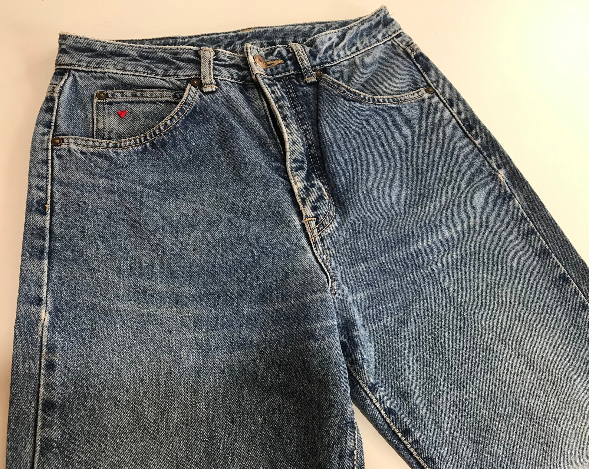 EDWIN London High Rise Slim with hand embroidery